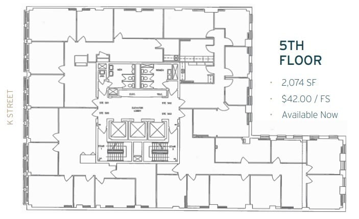 1629 K St NW, Washington, DC to rent Floor Plan- Image 1 of 1