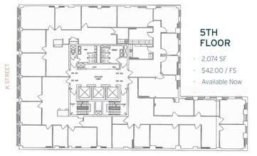 1629 K St NW, Washington, DC to rent Floor Plan- Image 1 of 1