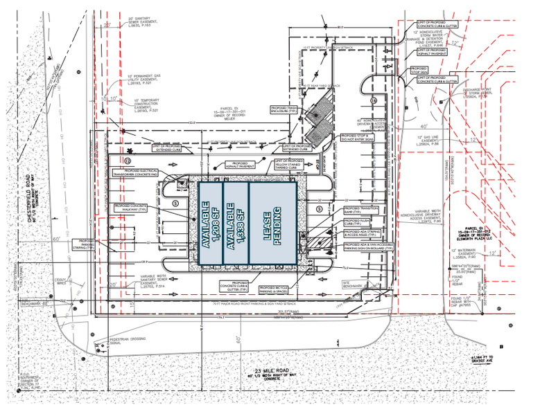 27169 23 Mile Rd, Chesterfield, MI for rent - Site Plan - Image 1 of 2