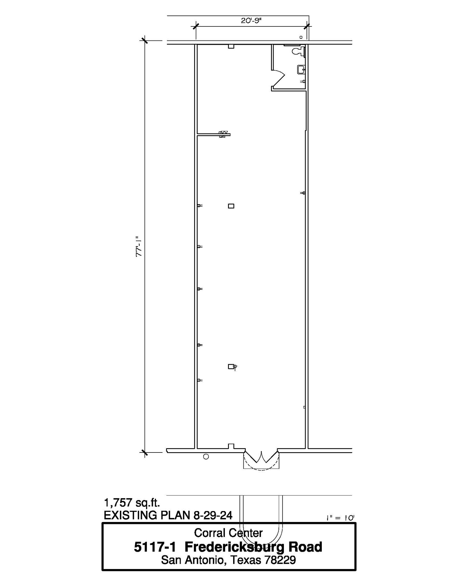 5115-5145 Fredericksburg Rd, San Antonio, TX for rent Floor Plan- Image 1 of 1