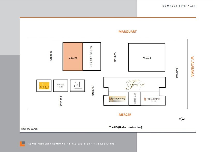 3465 W Alabama St, Houston, TX for rent - Site Plan - Image 3 of 3