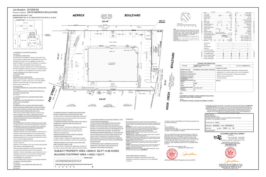 24502 Merrick Blvd, Rosedale, NY for sale - Site Plan - Image 1 of 1