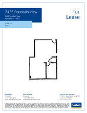 2425 Fountain View Dr, Houston, TX for rent Floor Plan- Image 1 of 1