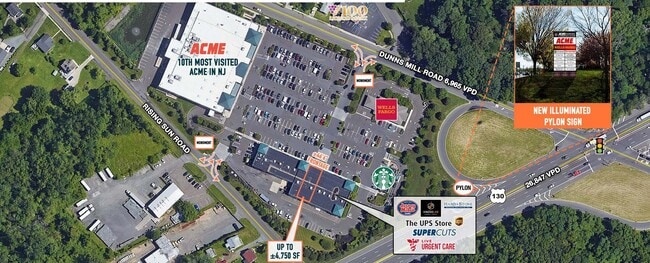 More details for Route 130 & Dunns Mill Rd, Bordentown, NJ - Retail to Rent