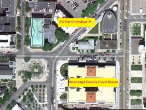 333 E Onondaga St, Syracuse, NY - aerial  map view