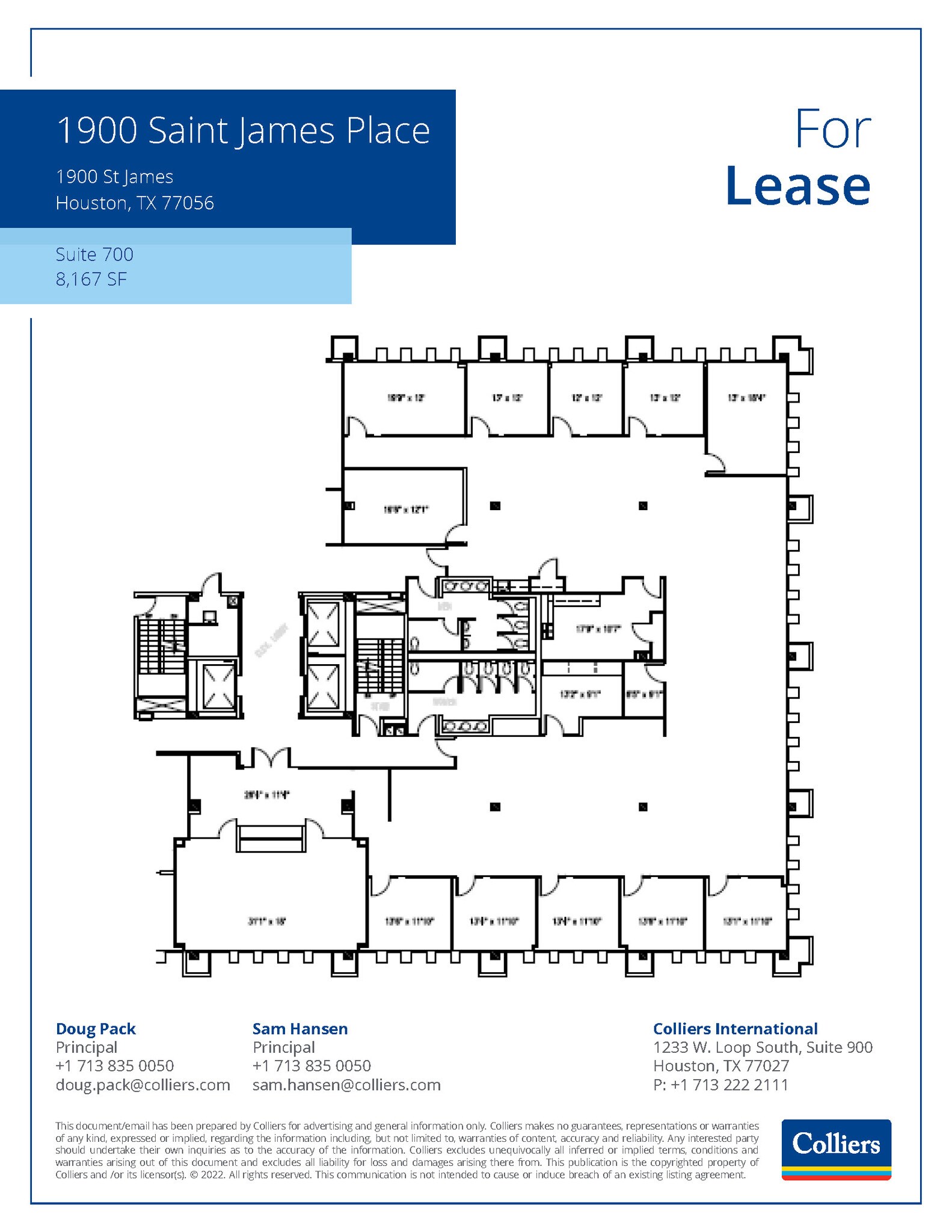 1900 St James Pl, Houston, TX to rent Floor Plan- Image 1 of 1
