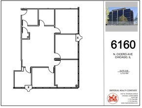 6160 N Cicero Ave, Chicago, IL for rent Floor Plan- Image 1 of 8