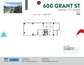 600 Grant St, Denver, CO for rent Floor Plan- Image 2 of 3