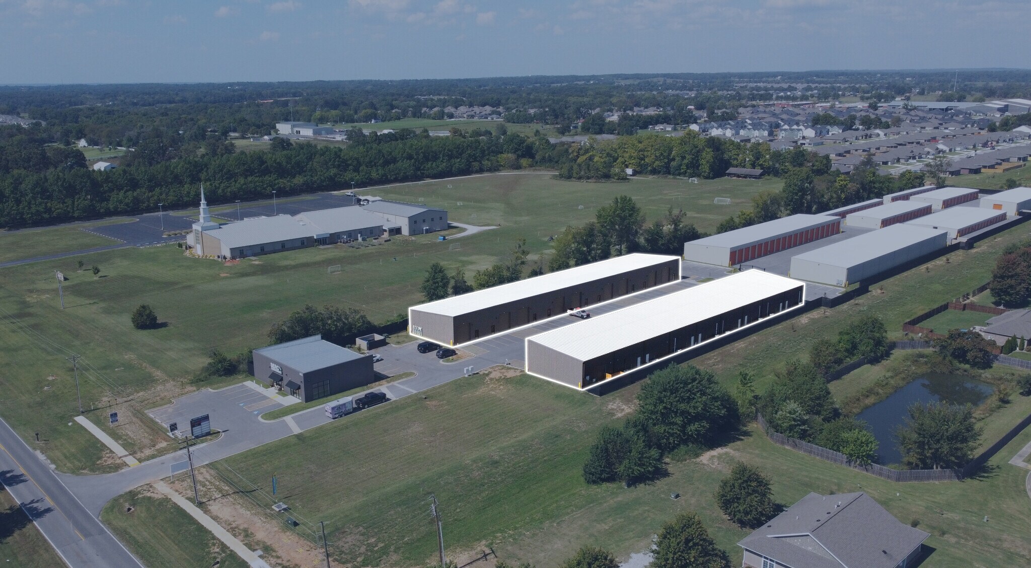 1338-1362 Slack St, Pea Rdg, Pea Ridge, AR to rent Aerial- Image 1 of 9