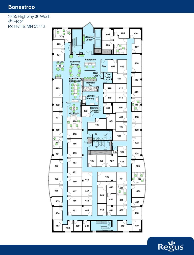 2355 Highway 36 W, Roseville, MN to rent Floor Plan- Image 1 of 1