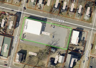 1626 Orange Ave NW, Roanoke, VA - aerial  map view