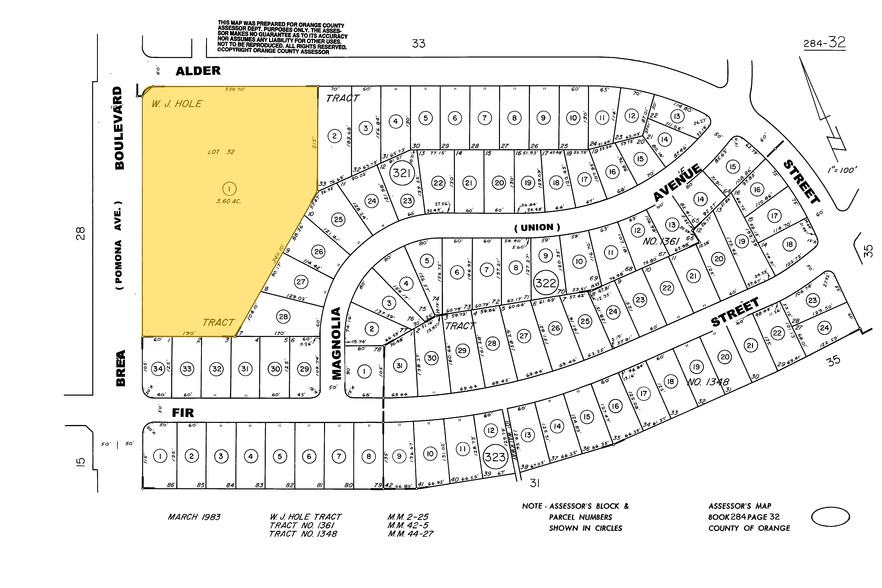 600-670 S Brea Blvd, Brea, CA for rent - Plat Map - Image 2 of 14