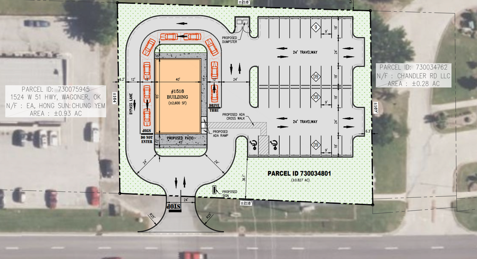 1516 OK-51, Wagoner, OK for sale - Site Plan - Image 1 of 2