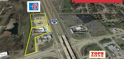 I-55 & Us 64, Marion, AR for sale Aerial- Image 1 of 2