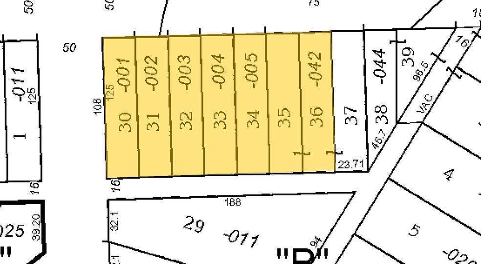 5433-5437 W 95th St, Oak Lawn, IL for sale - Plat Map - Image 1 of 1