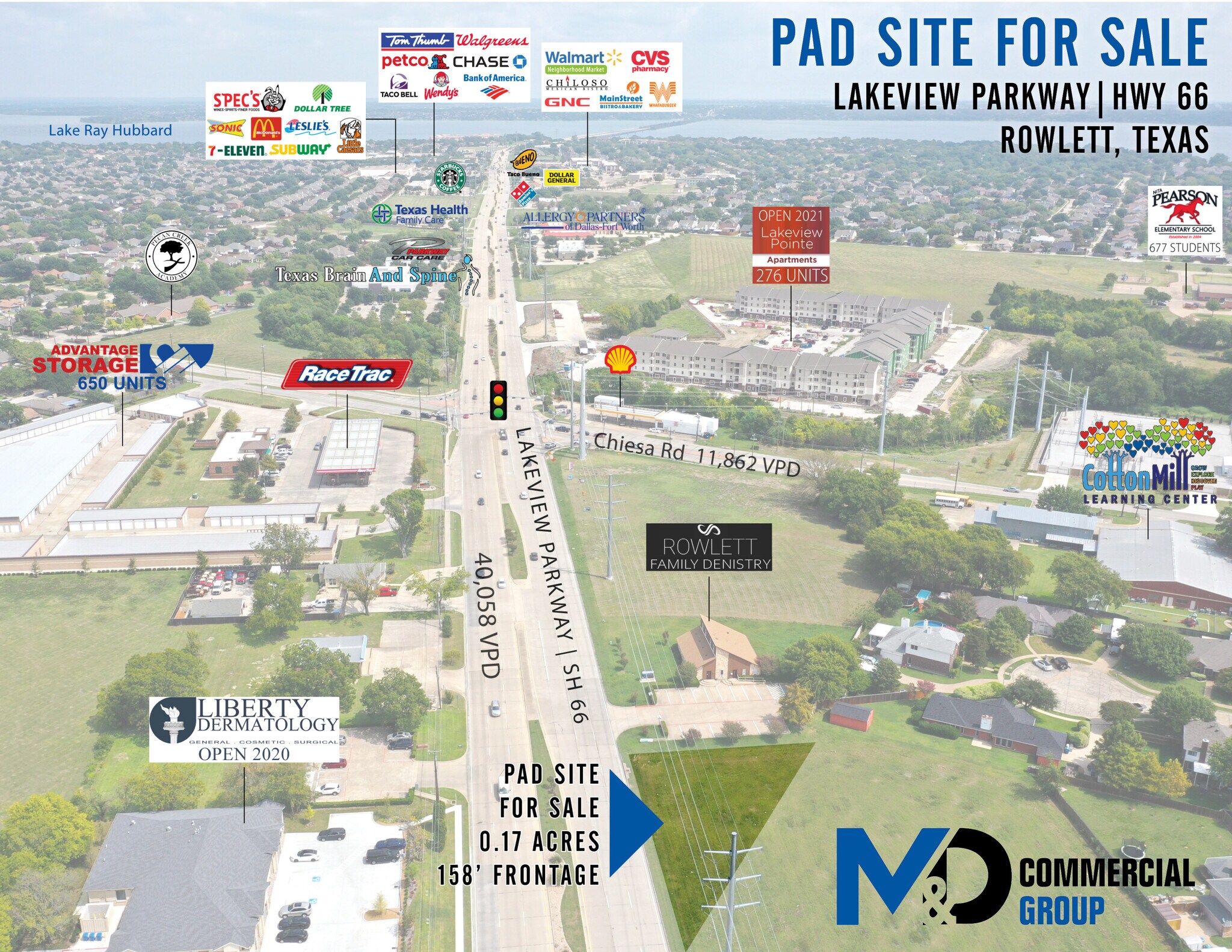 Lakeview Pky, Rowlett, TX for sale Primary Photo- Image 1 of 33