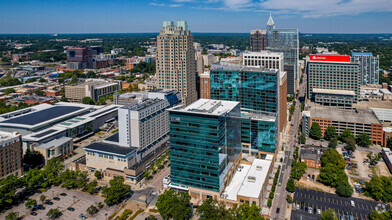 555 Fayetteville St, Raleigh, NC - AERIAL  map view