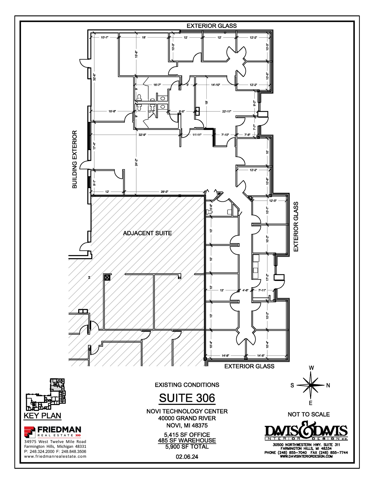 40000 Grand River Ave, Novi, MI to rent Floor Plan- Image 1 of 2