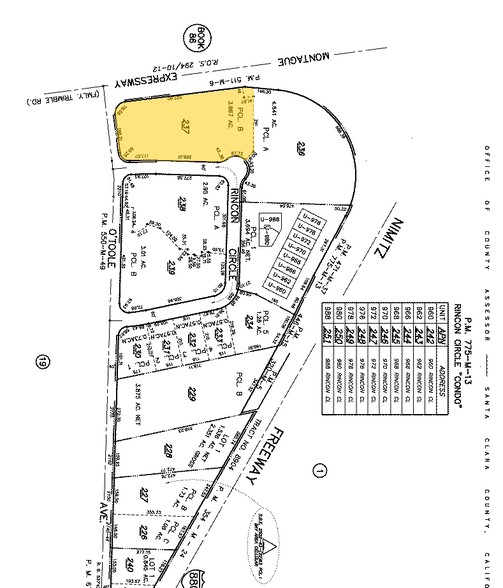 1060 Rincon Cir, San Jose, CA for rent - Plat Map - Image 2 of 5