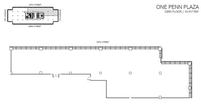 PENN 1, New York, NY for rent Floor Plan- Image 1 of 2