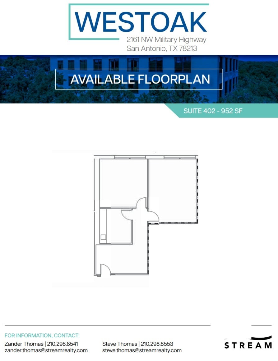 2161 NW Military Hwy, San Antonio, TX to rent Floor Plan- Image 1 of 1
