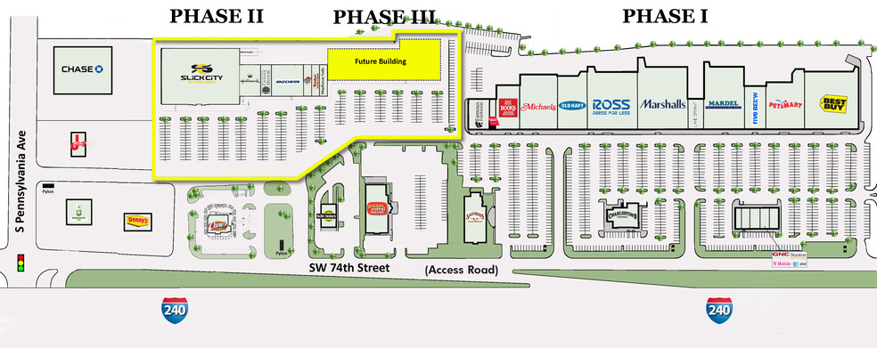 1401 SW 74th St, Oklahoma City, OK for rent - Site Plan - Image 1 of 2