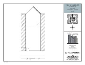 1000-4000 Town Center, Southfield, MI for rent Floor Plan- Image 1 of 2