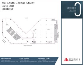 301 S College St, Charlotte, NC for rent Floor Plan- Image 1 of 1