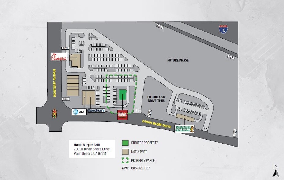 73220 Dinah Shore Dr, Palm Desert, CA for sale - Site Plan - Image 1 of 1