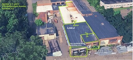 770 Wethersfield Ave, Hartford, CT - AERIAL  map view - Image1