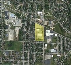 1141 S 10th St, Watertown, WI - aerial  map view