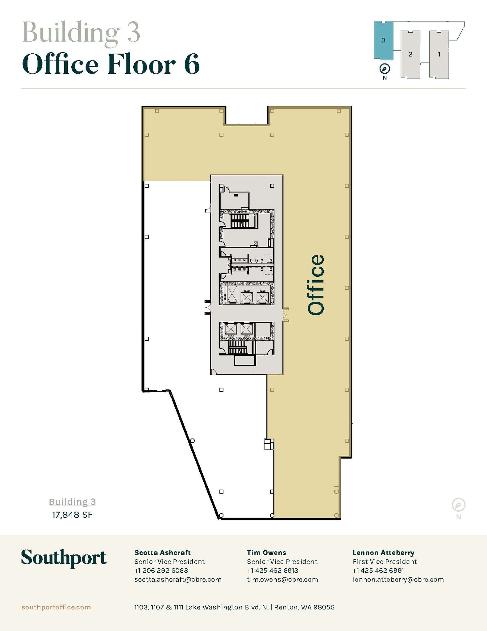 1101 Lake Washington Blvd N, Renton, WA to rent Floor Plan- Image 1 of 1