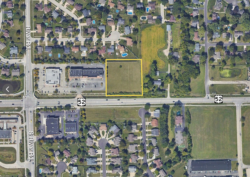 River Rd & W Jefferson St, Shorewood, IL for sale - Aerial - Image 1 of 2