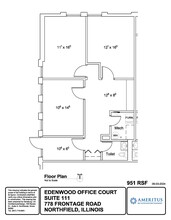 778 W Frontage Rd, Northfield, IL for rent Floor Plan- Image 1 of 1