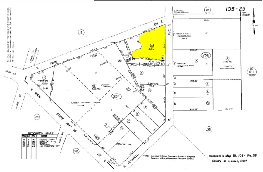 170 Russell Ave, Susanville, CA for rent - Plat Map - Image 3 of 3