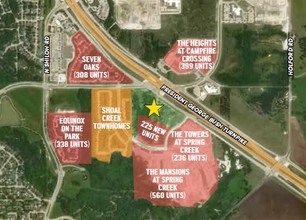 SWC Of SH 190 & Campbell Rd, Garland, TX - aerial  map view