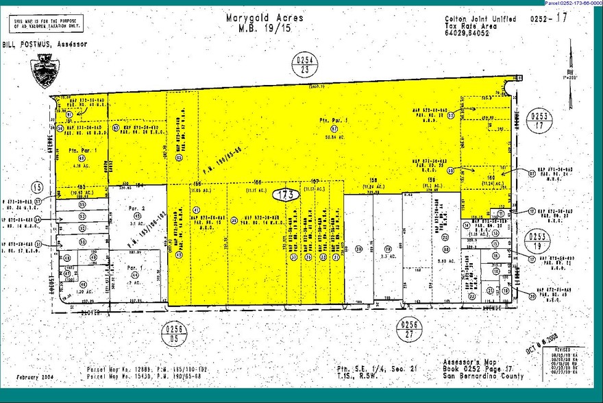 18298 Slover Ave, Bloomington, CA for rent - Plat Map - Image 3 of 3