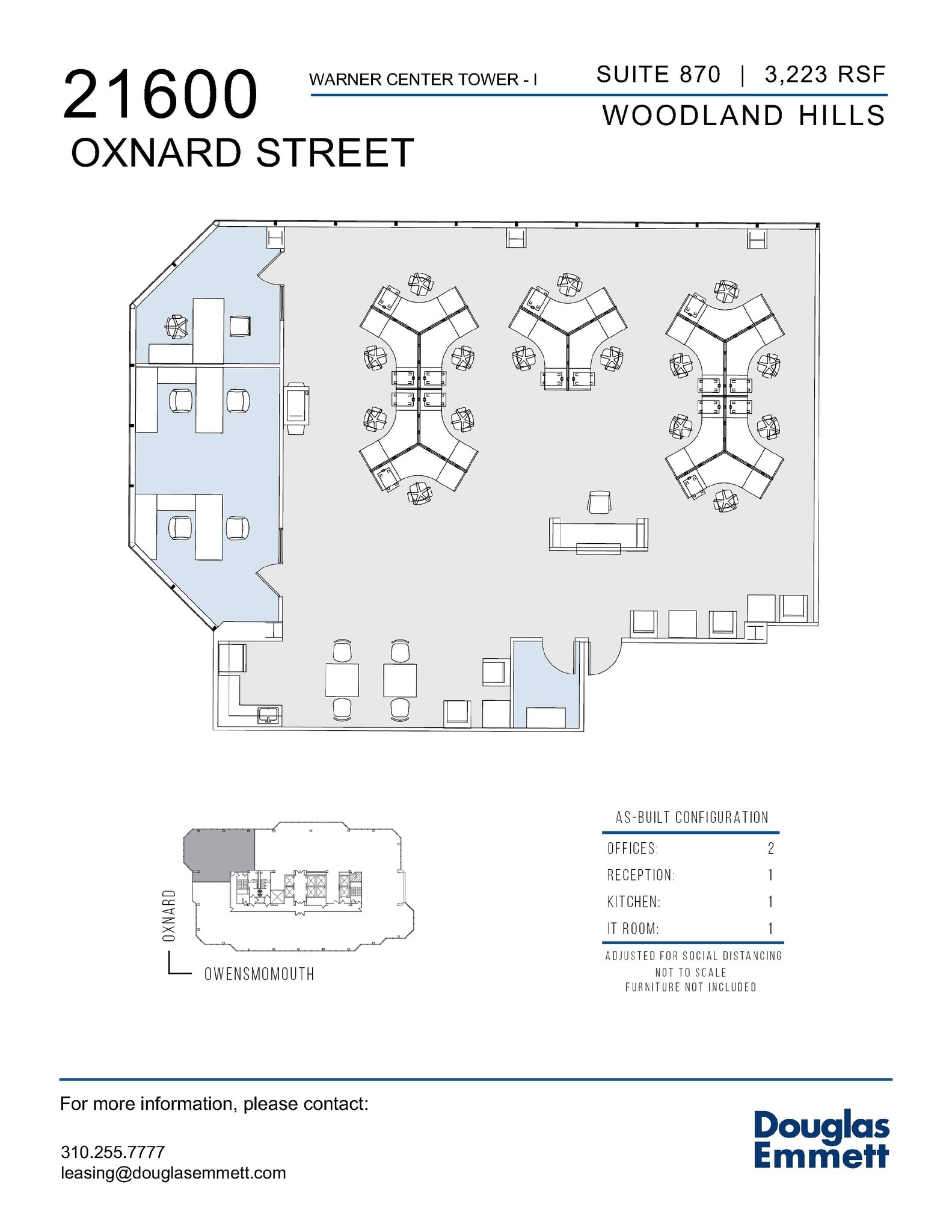 21600 Oxnard St, Woodland Hills, CA to rent Floor Plan- Image 1 of 1