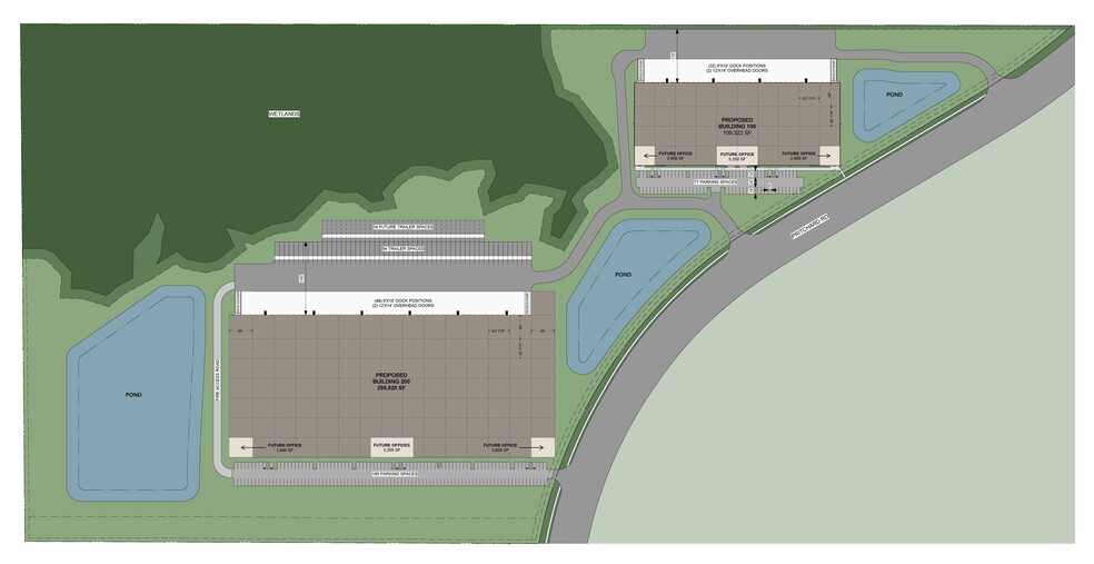 9388 Pritchard Rd, Jacksonville, FL for rent - Site Plan - Image 2 of 2