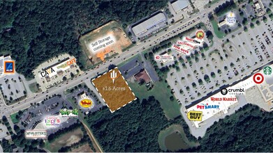 5161 Sunset Blvd, Lexington, SC - aerial  map view