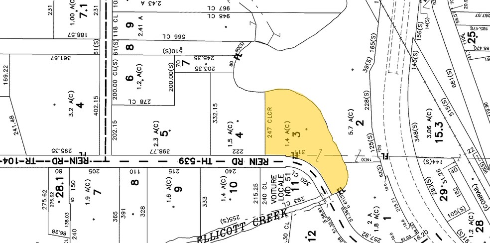 805 Rein Rd, Cheektowaga, NY for sale - Plat Map - Image 2 of 2