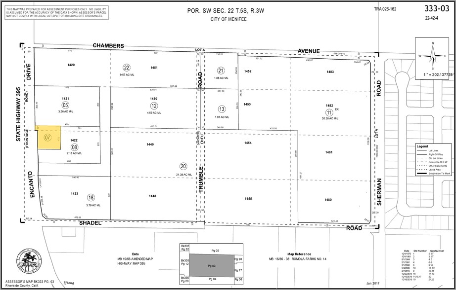 27640 Encanto Dr, Menifee, CA for rent - Plat Map - Image 2 of 2