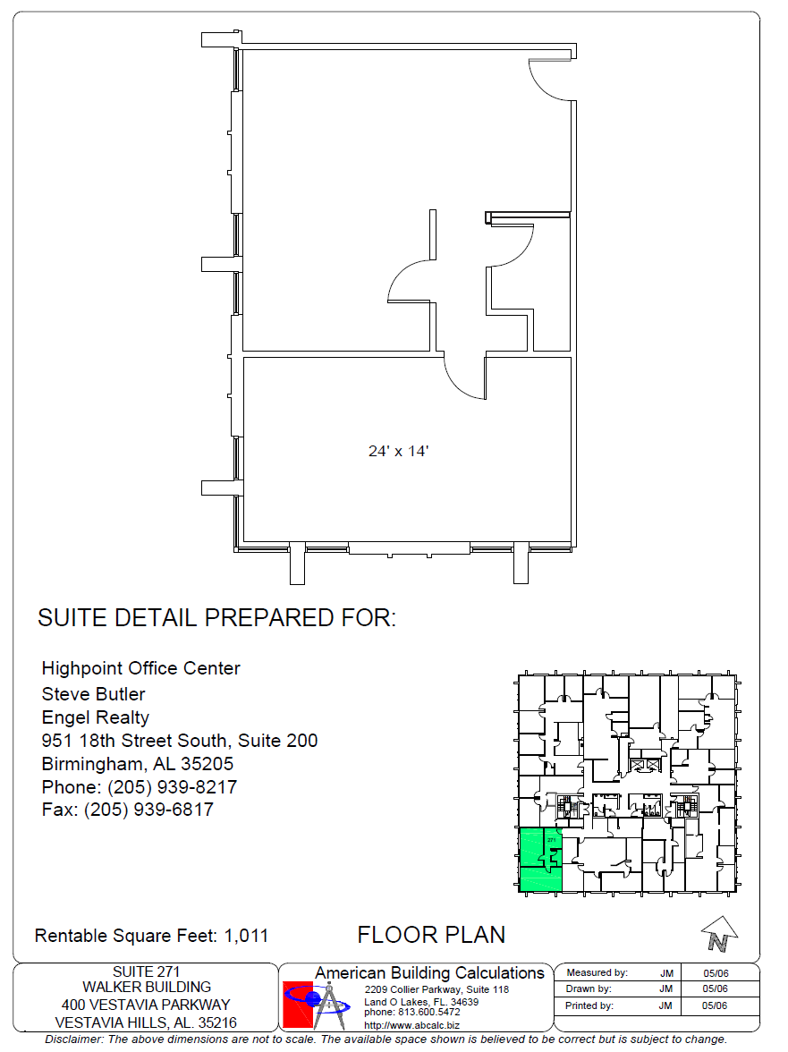 400 Vestavia Pky, Birmingham, AL to rent Floor Plan- Image 1 of 1