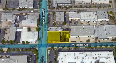 922 S Myrtle Ave, Monrovia, CA - aerial  map view