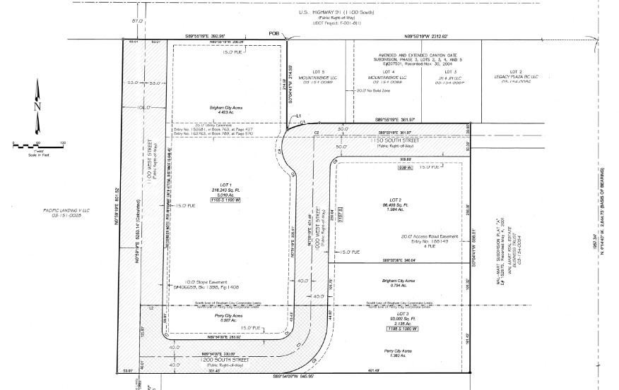 1000 W 1100 S, Brigham City, UT for sale - Plat Map - Image 2 of 2