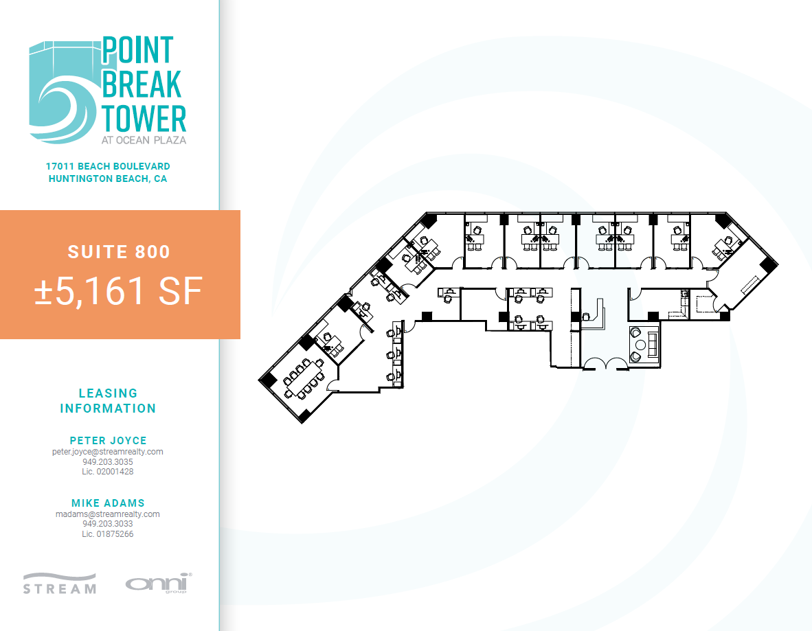 17011 Beach Blvd, Huntington Beach, CA for rent Floor Plan- Image 1 of 2