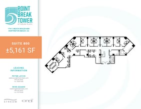 17011 Beach Blvd, Huntington Beach, CA for rent Floor Plan- Image 1 of 2