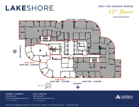 18101 Von Karman Ave, Irvine, CA for rent Floor Plan- Image 1 of 4