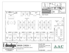 8020 Arco Corporate Dr, Raleigh, NC for rent Site Plan- Image 2 of 3