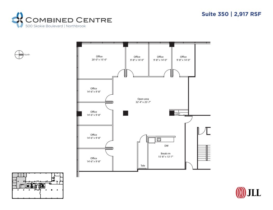 707 Skokie Blvd, Northbrook, IL to rent Floor Plan- Image 1 of 1